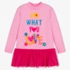 Agatha Ruiz De La Prada Girls Pink Cotton Jersey Dress -Babie Fashion Shop agatha ruiz de la prada girls pink cotton jersey dress 467078 84b732fb524ee7455de2764228aad2cb56e66ad3