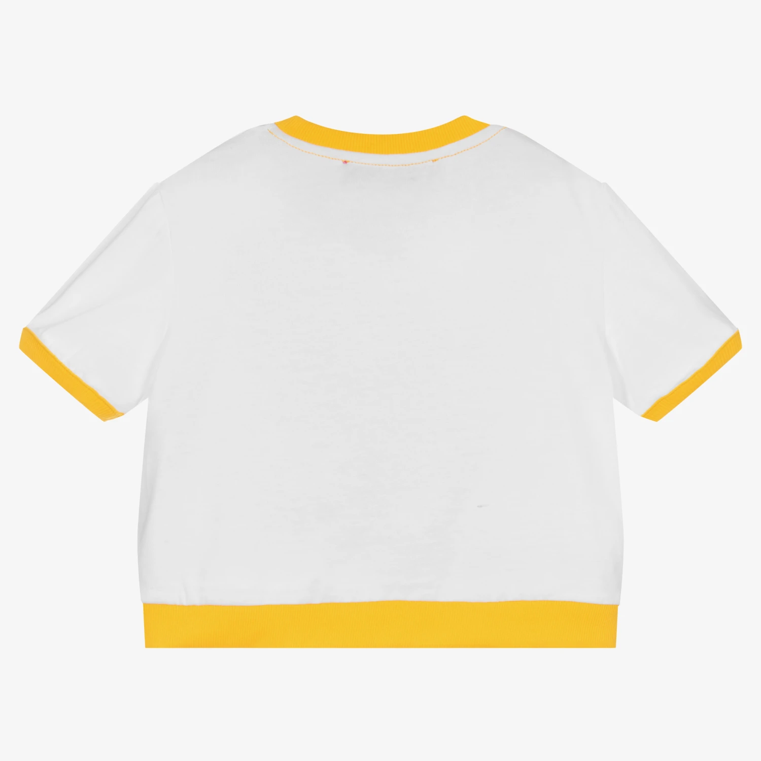 Agatha Ruiz De La Prada Girls White Cotton Rainbow T-Shirt 4 Agatha Ruiz De La Prada Girls White Cotton Rainbow T-Shirt - Image 2