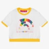 Agatha Ruiz De La Prada Girls White Cotton Rainbow T-Shirt 1 Agatha Ruiz De La Prada Girls White Cotton Rainbow T-Shirt -Babie Fashion Shop agatha ruiz de la prada girls white cotton rainbow t shirt 499184 fe9ee78832fae991aef1b2a45f1355f635717c01