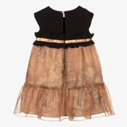 Alviero Martini Black Geo Map Chiffon Dress -Babie Fashion Shop alviero martini black geo map chiffon dress 426272 cb7daed0582a133d7a5d375d557c6aaf17dc0db8