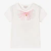 Angel's Face Girls White Cotton & Pink Bow T-Shirt -Babie Fashion Shop angel s face girls white cotton pink bow t shirt 483732 e1511414285562cf7e68bc53643fd3c6c60aba30