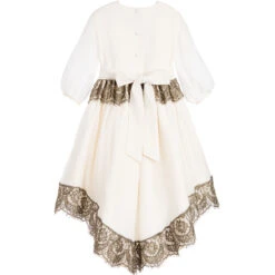 Aristocrat Kids Ivory Silk Handmade Dress -Babie Fashion Shop aristocrat kids ivory silk handmade dress 146974 b173b1f5d55db46d00179e56101e3dc075dd3a36