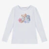 Balloon Chic Girls White Cotton Logo T-Shirt -Babie Fashion Shop balloon chic girls white cotton logo t shirt 540375 2b1a9c4b0e139505c960ec6f576bb61c643563ac
