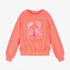 Billieblush Coral Pink Crab Sweatshirt -Babie Fashion Shop billieblush coral pink crab sweatshirt 439443 451259f322a8f19ef5af1de1d937513c870f2b0d