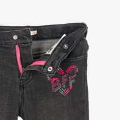 Billieblush Girls Flared Black Denim Jeans -Babie Fashion Shop billieblush girls flared black denim jeans 468265 245c9c30118671e9fbb4c716354002d36cb701b2