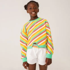 Boboli Girls Yellow Cotton Striped Sweatshirt 6 Boboli Girls Yellow Cotton Striped Sweatshirt -Babie Fashion Shop boboli girls yellow cotton striped sweatshirt 489133 f011e0acc6766b7758cb48eaf7675aa39f97d1fa outfit