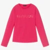 Byblos Girls Pink Cotton Logo Top -Babie Fashion Shop byblos girls pink cotton logo top 479007 10b36716ab986f89c9facbfe0e3470a5f94ff20d