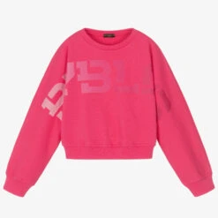 Byblos Girls Pink Logo Sweatshirt
