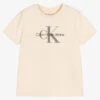Calvin Klein Jeans Beige Cotton Monogram Logo T-Shirt -Babie Fashion Shop calvin klein beige cotton monogram logo t shirt 485347 8b5523ed1ddff0454879e1a0aec97c83785ce122