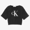 Calvin Klein Jeans Girls Black CK Logo T-Shirt -Babie Fashion Shop calvin klein girls black ck logo t shirt 457369 9b60cdfbe6d36f2f5ea4907b9a44f363cdca4f33