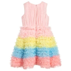 Charabia Pink Layered Tulle Dress -Babie Fashion Shop charabia pink layered tulle dress 288789 51b623b1adfc65b0e8bb0e88d891f33e667fb360