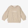 Chloé Girls Beige Organic Cotton Logo Sweatshirt -Babie Fashion Shop chloe girls beige organic cotton logo sweatshirt 500180 aad7a39d1009ec90fee053bcd3867d0c9a3200a7