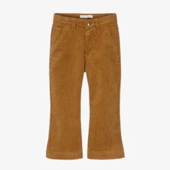 Chloé Girls Brown Corduroy Trousers