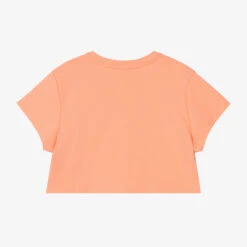 Chloé Girls Coral Orange Cotton Floral T-Shirt -Babie Fashion Shop chloe girls coral orange cotton floral t shirt 500299 27f14189c3e0e450febb069688ba5e1b480c7fad