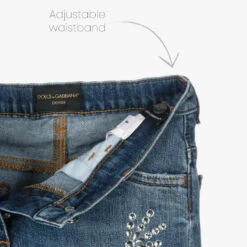 Dolce & Gabbana Girls Blue Denim Jewel Logo Jeans -Babie Fashion Shop dolce gabbana girls blue denim jewel logo jeans 486512 93ae86b3614d17152f713710125617bcfe62ad6a