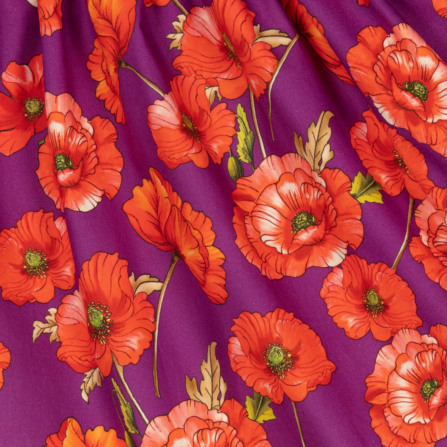 Dolce & Gabbana Girls Poppy Print Dress Set 7 Dolce & Gabbana Girls Poppy Print Dress Set - Image 5