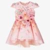 EIRENE Pink Satin Floral Dress -Babie Fashion Shop eirene pink satin floral dress 453917 12d6cc50d59c90890db76211ae03ce6f915ac439