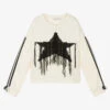 Elsy Ivory & Black Star Sweatshirt