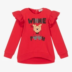 Everything Must Change Girls Red Disney Sweatshirt