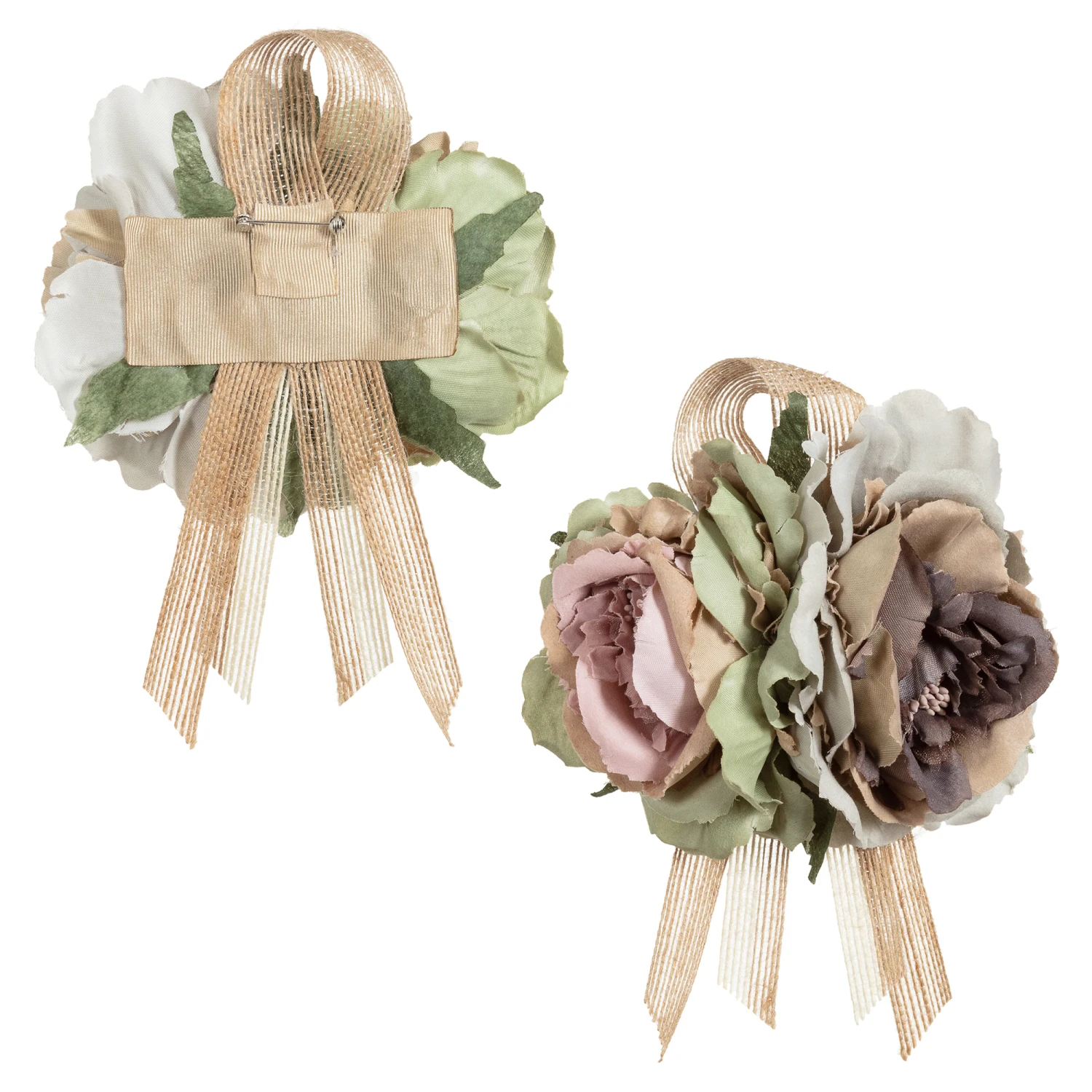 Graci Beige & Gold Embroidered Dress 8 Graci Beige & Gold Embroidered Dress - Image 6