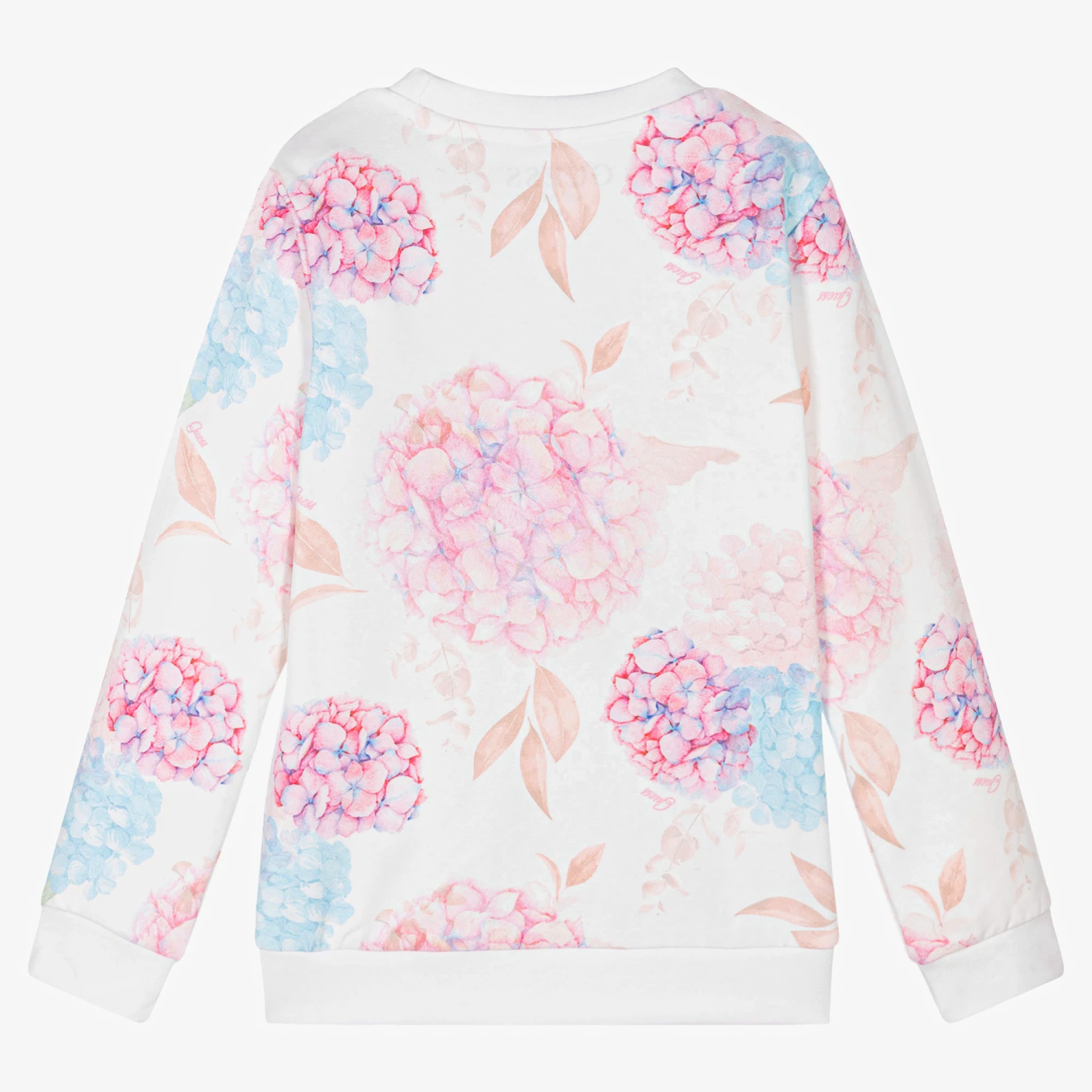 Guess Girls Floral Logo Sweatshirt 4 Guess Girls Floral Logo Sweatshirt - Image 2