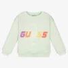 Guess Girls Mint Green Logo Sweatshirt -Babie Fashion Shop guess girls mint green logo sweatshirt 513120 356423b8e40e68cc72ddf1bb051b7c6786d27e38