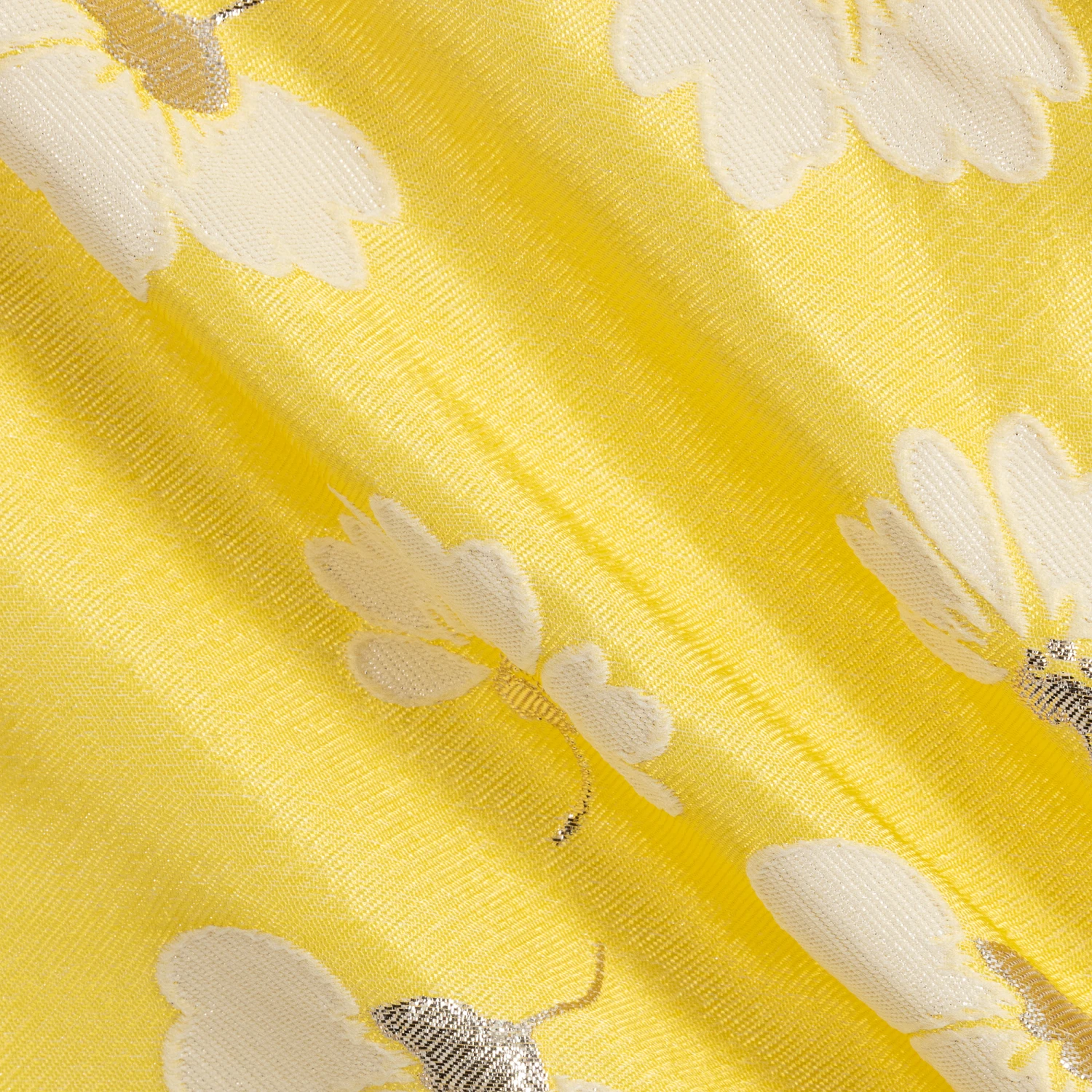 Hucklebones London Yellow Floral Brocade Dress 6 Hucklebones London Yellow Floral Brocade Dress - Image 4