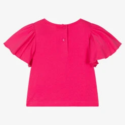 IDO Baby Girls Pink Diamanté Cotton T-Shirt -Babie Fashion Shop ido girls pink diamante cotton t shirt 507692 587c64c0f86f29e3b00056783c577b9989edc150