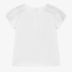 IDO Baby Girls White Cotton T-Shirt -Babie Fashion Shop ido girls white cotton t shirt 507753 43baa06a3937a7baaa4f4ff4ef691d7432f3044e