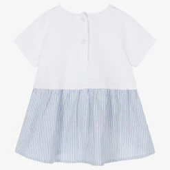 IDO Baby Girls White Striped Cotton T-Shirt -Babie Fashion Shop ido girls white striped cotton t shirt 507773 77e36158141fd9b80f507cb5aa0f0b9b5c605f40