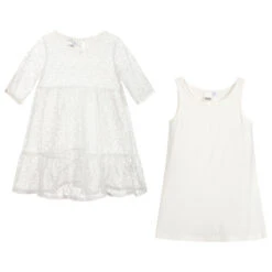 IDO Junior Ivory Lace Dress -Babie Fashion Shop ido ivory lace dress 322104 1a90b13ecfd3372b45ed2a20a20cab94cd7213e0