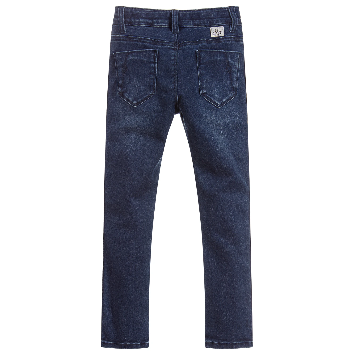 IKKS Girls Blue Skinny Fit Jeans 4 IKKS Girls Blue Skinny Fit Jeans - Image 2