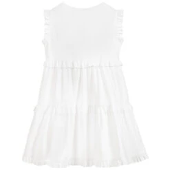 Il Gufo White Frilled Dress -Babie Fashion Shop il gufo white frilled dress 289780 aedadaa27624a8fdea35cadd6e8510aaf92a4a5b