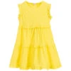 Il Gufo Yellow Frilled Dress