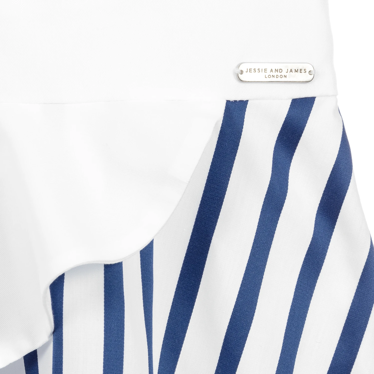 Jessie And James London Girls Cotton Frill Dress 6 Jessie And James London Girls Cotton Frill Dress - Image 4