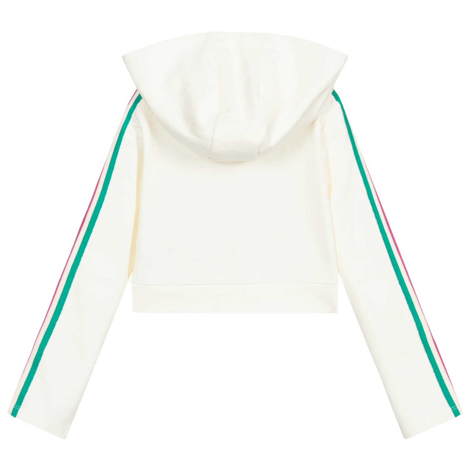 Juicy Couture Girls Ivory Cotton Hoodie 4 Juicy Couture Girls Ivory Cotton Hoodie - Image 2