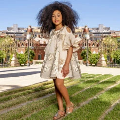 Junona Beige & Gold Embroidered Dress -Babie Fashion Shop junona beige gold embroidered dress 434382 265cca89e5dca707fa7bbe1cc33c15228d9f7e8d outfit