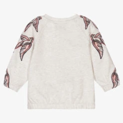 KENZO KIDS Girls Grey Elephant Sweatshirt -Babie Fashion Shop kenzo kids girls grey elephant sweatshirt 470515 10e4102de55673b85f464a1b058fbb704c9e0aea