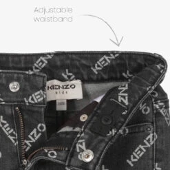 KENZO KIDS Girls Grey Flared Denim Jeans -Babie Fashion Shop kenzo kids girls grey flared denim jeans 470388 ed1f7bd5c06782ee1ea3be5b46ce9e5d3ca3b6e8