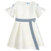 Lanvin Ivory & Blue Satin Dress 2 Lanvin Ivory & Blue Satin Dress -Babie Fashion Shop lanvin ivory blue satin dress 235844 fc25bc5181386eaae1cd61d477bc3435e5d5068c