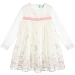 Lanvin Ivory Silk Blend Dress