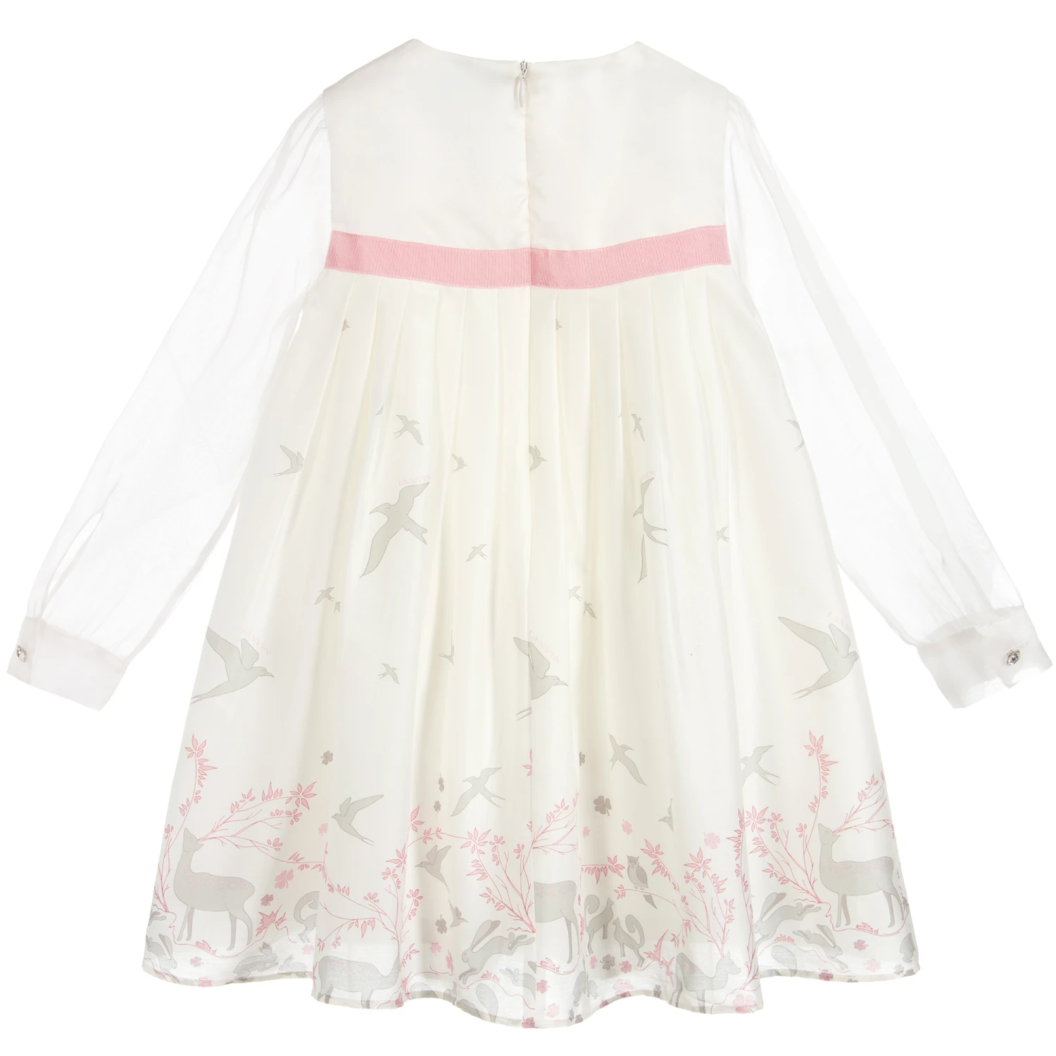 Lanvin Ivory Silk Blend Dress 5 Lanvin Ivory Silk Blend Dress - Image 3