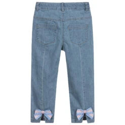 Lapin House Girls Blue Bow Jeans -Babie Fashion Shop lapin house girls blue bow jeans 365907 25ce5a096b63f82caf87f42cd20524b3d0c21c36