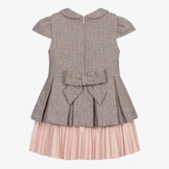 Lapin House Pink & Grey Check Dress -Babie Fashion Shop lapin house pink grey check dress 400464 23ee906172340275d5d203a66f06cc480216e954