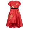 Le Mu Red & Gold Satin Dress -Babie Fashion Shop le mu red gold satin dress 358916 322c4da347da8ad8321ec3d78ae6446133893d87