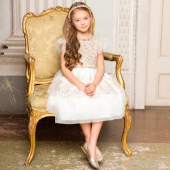 Lesy Girls Gold & Ivory Lace Dress -Babie Fashion Shop lesy girls gold ivory lace dress 290896 1172c5ddd4486fbaeafddf936d59e31e665c023e outfit