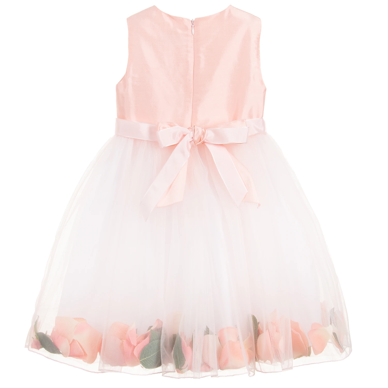 Lesy Luxury Pink Silk Petal Dress 5 Lesy Luxury Pink Silk Petal Dress - Image 3