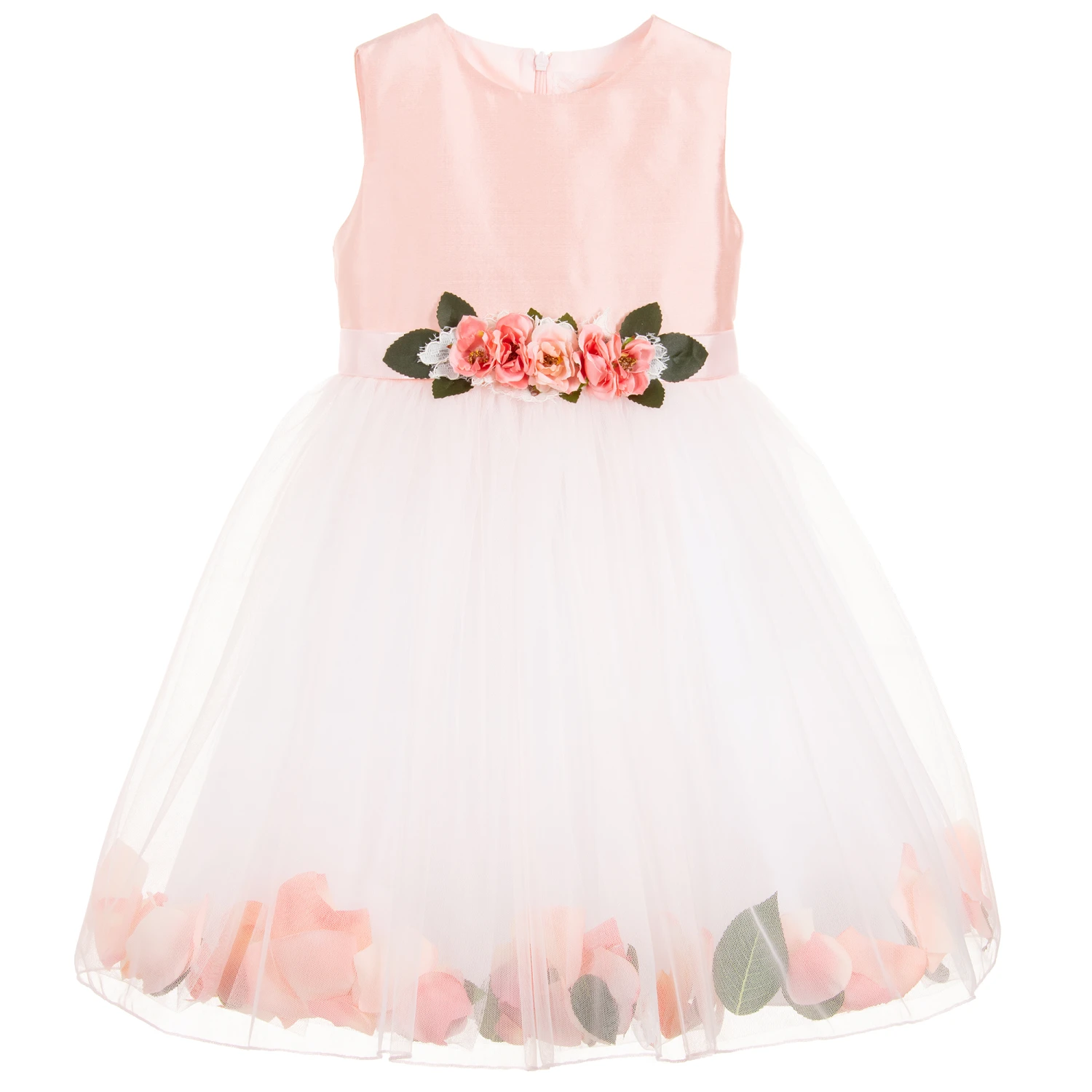 Lesy Luxury Pink Silk Petal Dress 3 Lesy Luxury Pink Silk Petal Dress