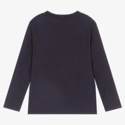 MARC JACOBS Girls Blue Cotton Top -Babie Fashion Shop marc jacobs girls blue cotton top 469227 070129f18a7c64b4c11798a1a3ded70644df2421