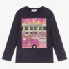 MARC JACOBS Girls Blue Cotton Top -Babie Fashion Shop marc jacobs girls blue cotton top 469227 860dca82ac13a0f92b2285c55cc3640c286532ca